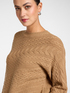 Pure wool cable knit sweater image number 3