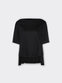 T-shirt in cotone con volant dietro image number 4