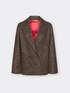 Boxy double-breasted jacket in wool blend image number 4