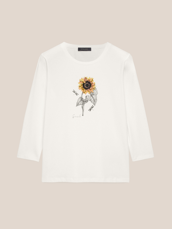 T-shirt avec imprimé floral