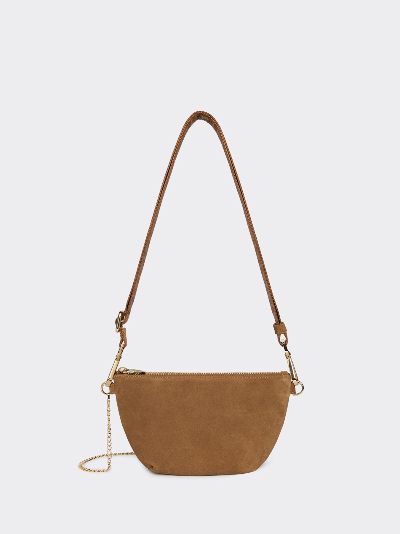 Sac en daim avec bandouli&egrave;re Monogram image number 0