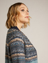 Cardigan jacquard ricamato image number 3