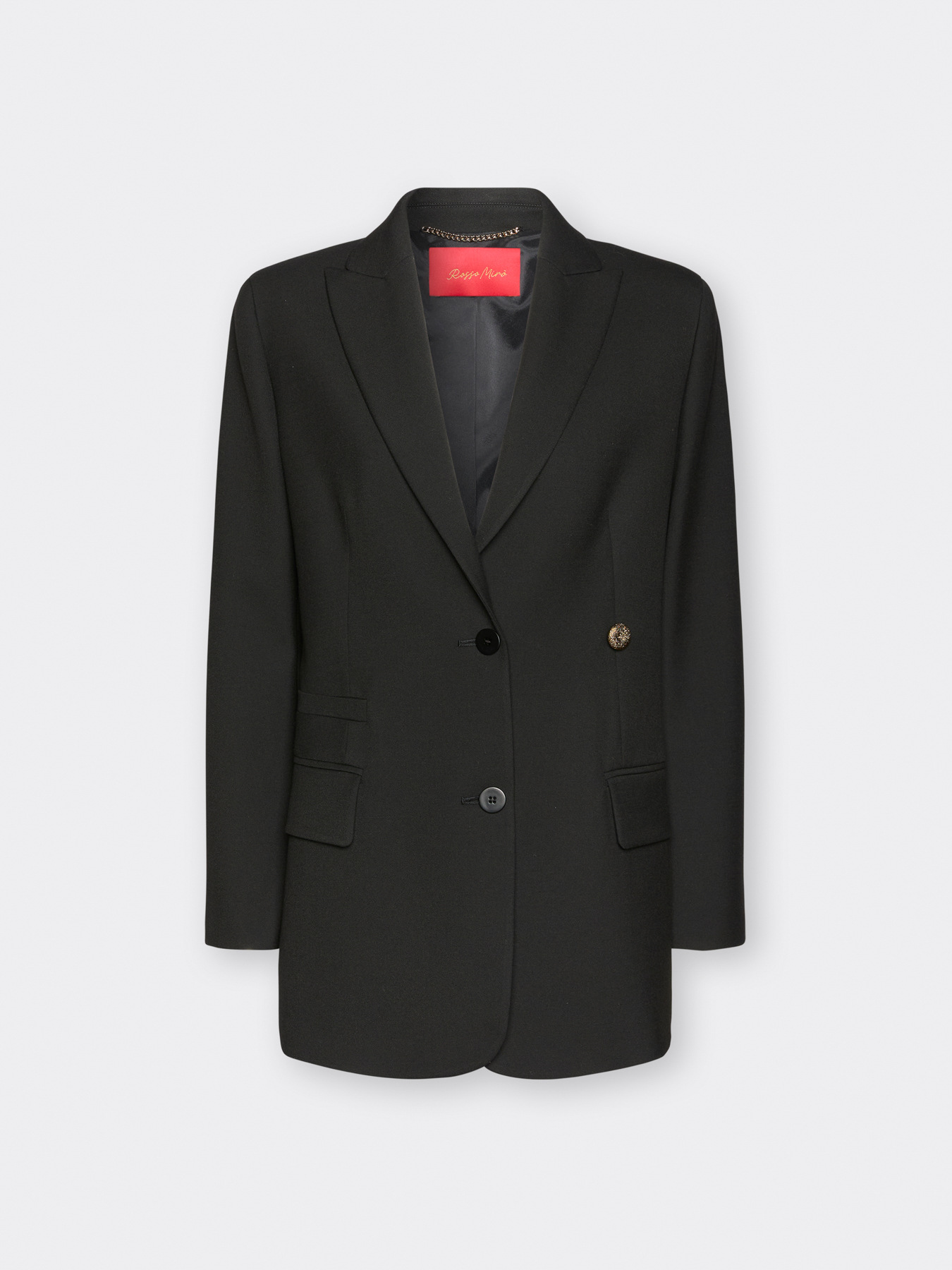 Tailored blazer in wool-blend twill image number 4