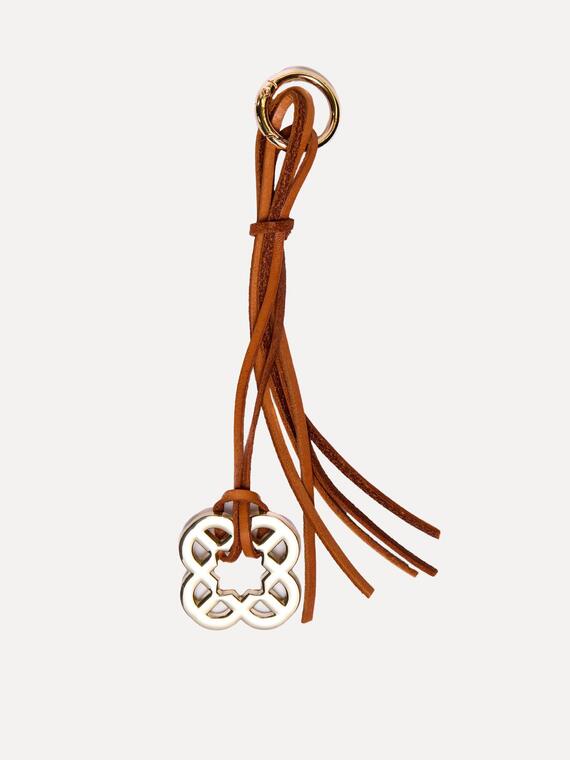 Porte-cl&eacute;s frang&eacute; avec Monogram