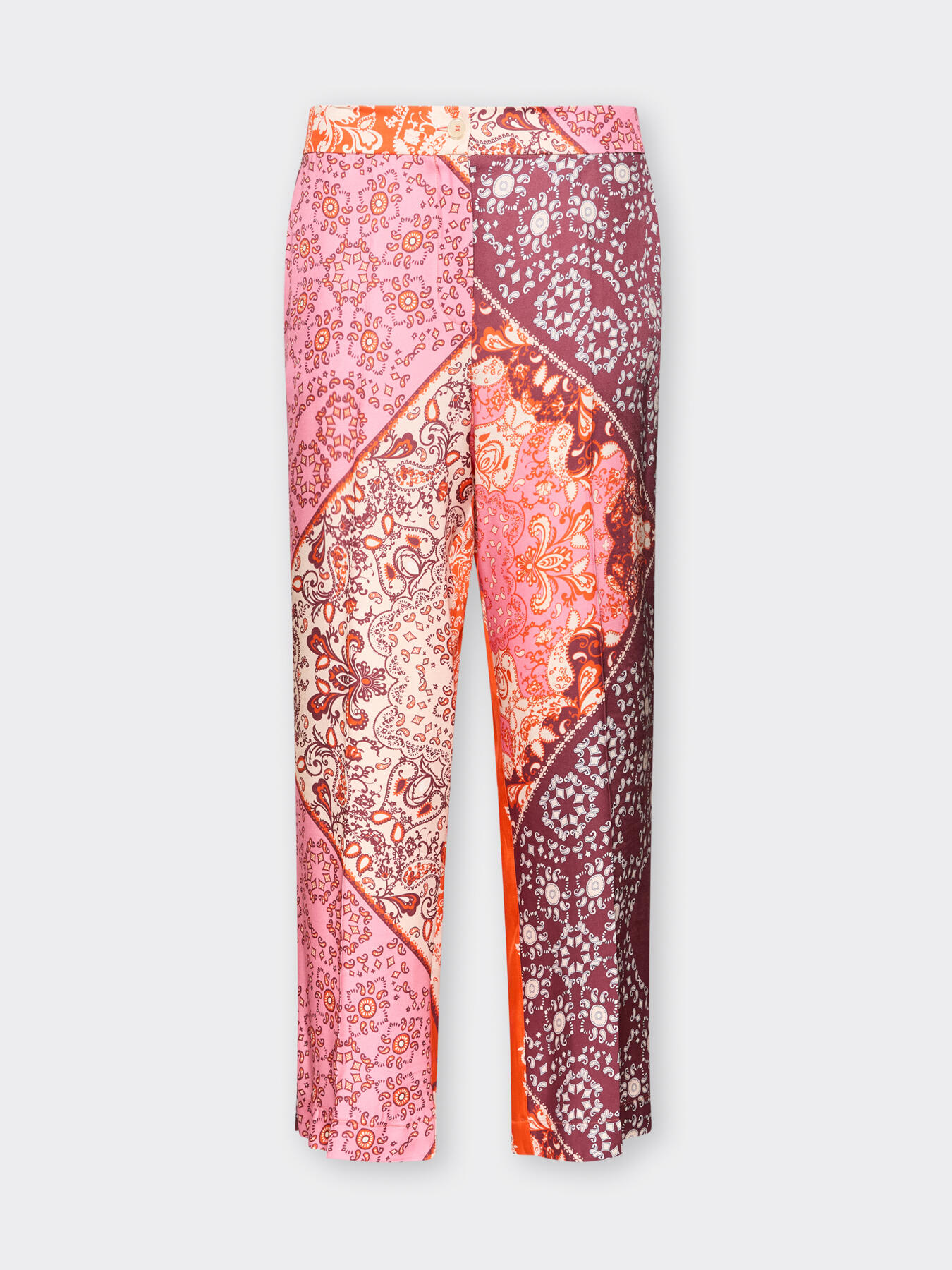 Pantalones estampados de viscosa image number 4