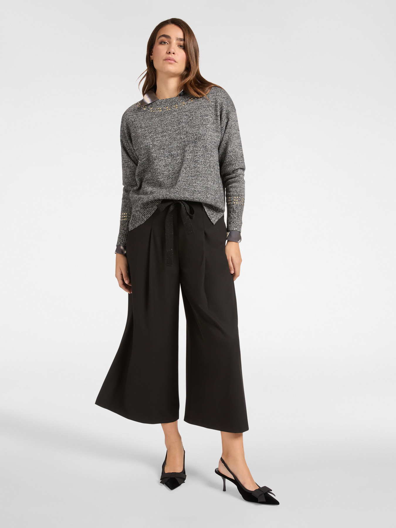 Pure wool sweater with studs image number 3