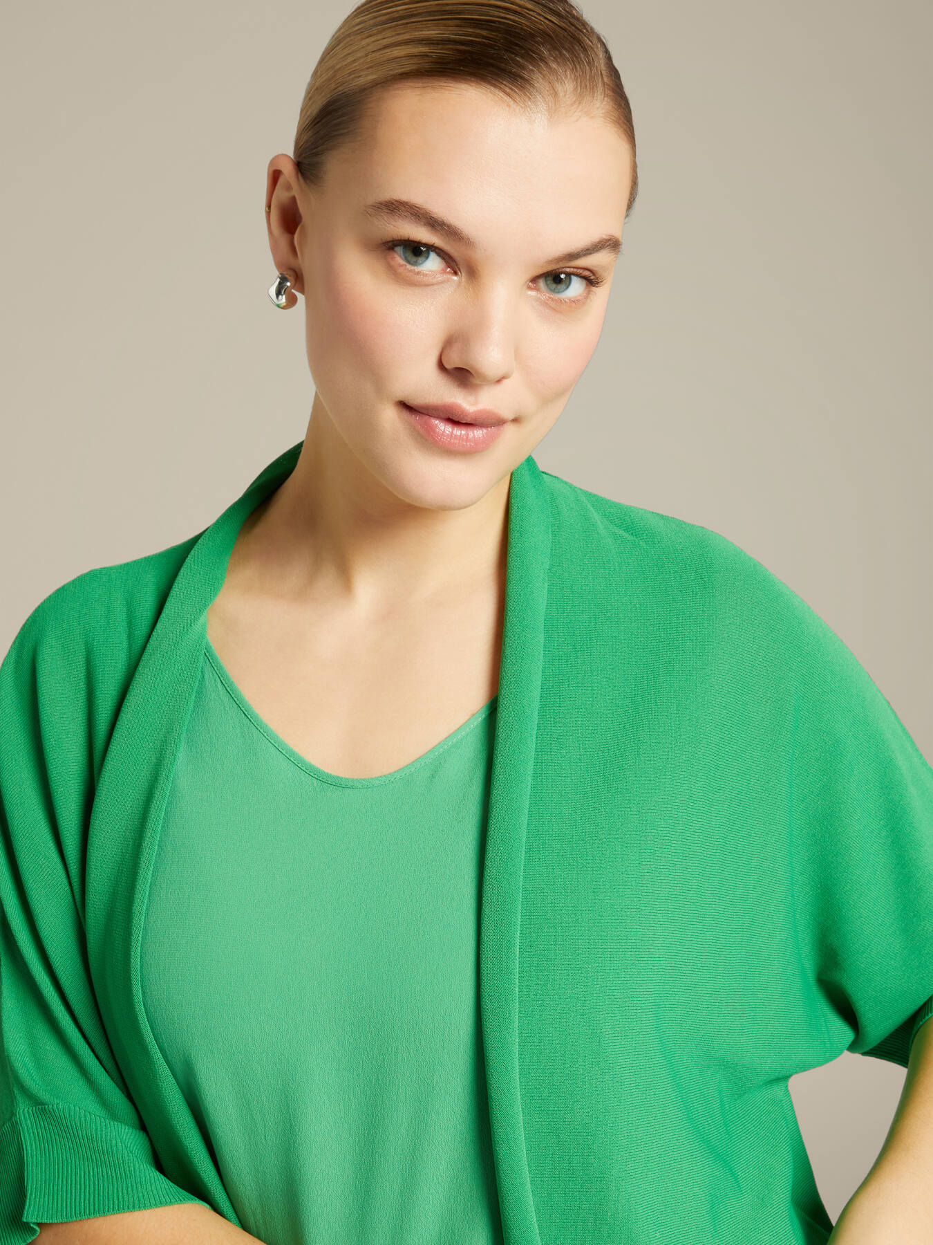 Cardigan aperto corto image number 3