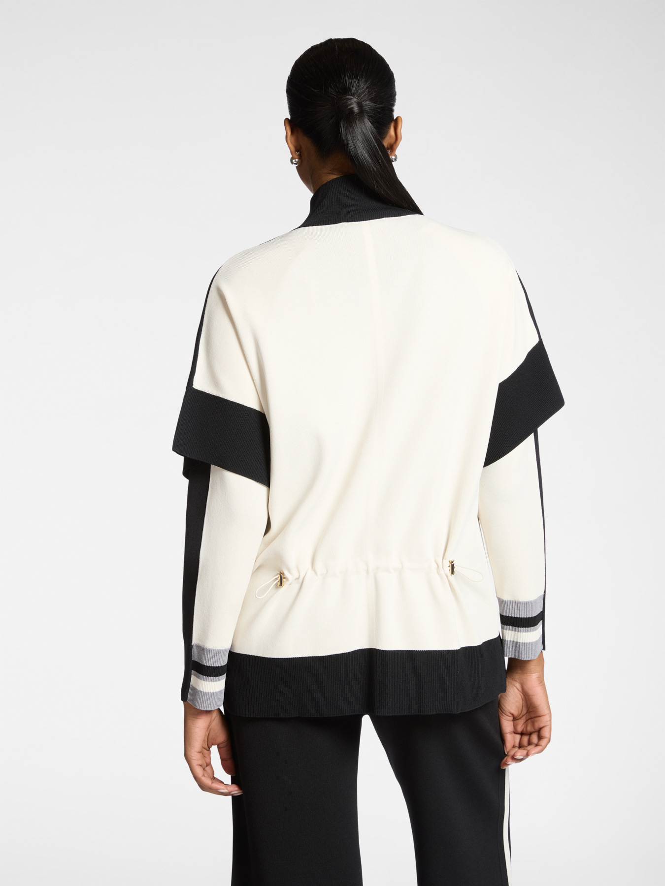 Cardigan maniche corte misto viscosa image number 1