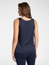 Top V neck in viscosa stretch image number 1