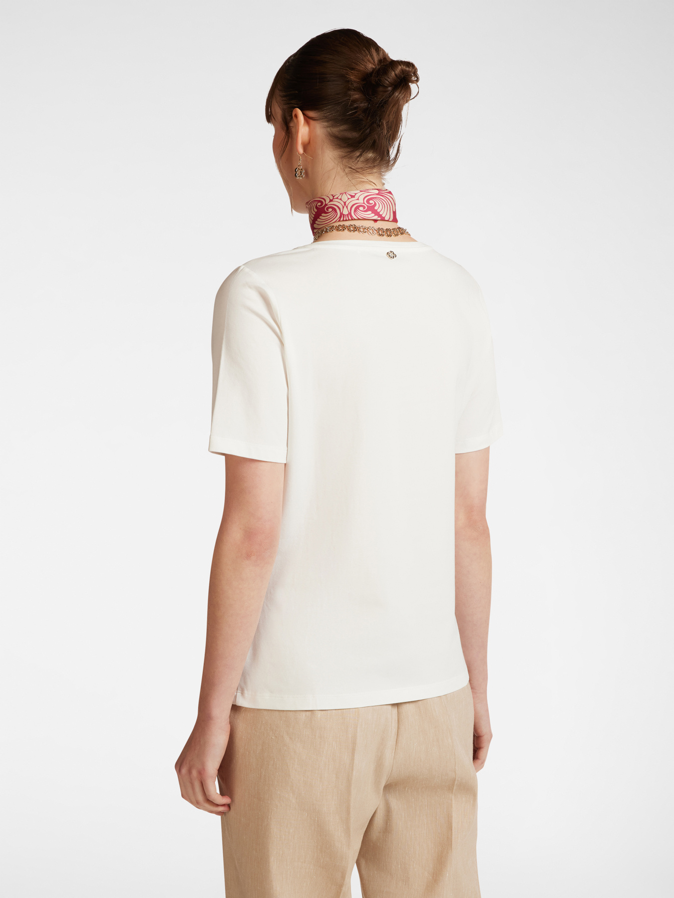 T-shirt con ricamo libellule image number 1