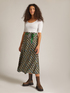 Printed midi skirt image number 2