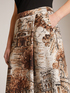 Printed milano-stitch skirt image number 4