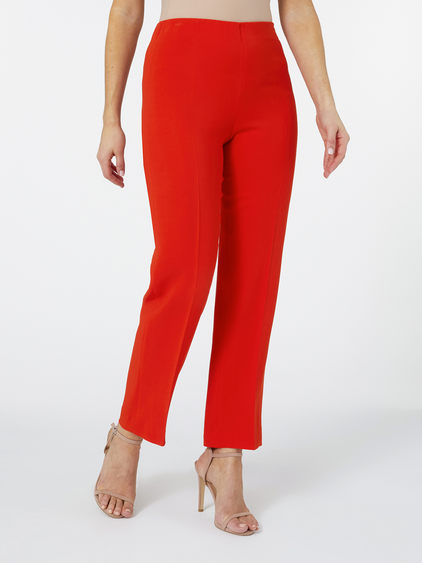 Slim-Hose aus Satin image number 1