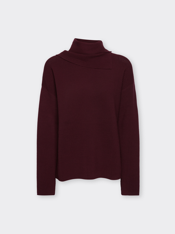 Maglia con collo staccabile
