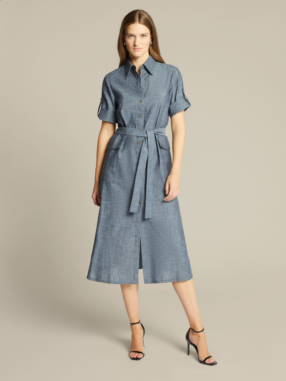 Chemisier in chambray