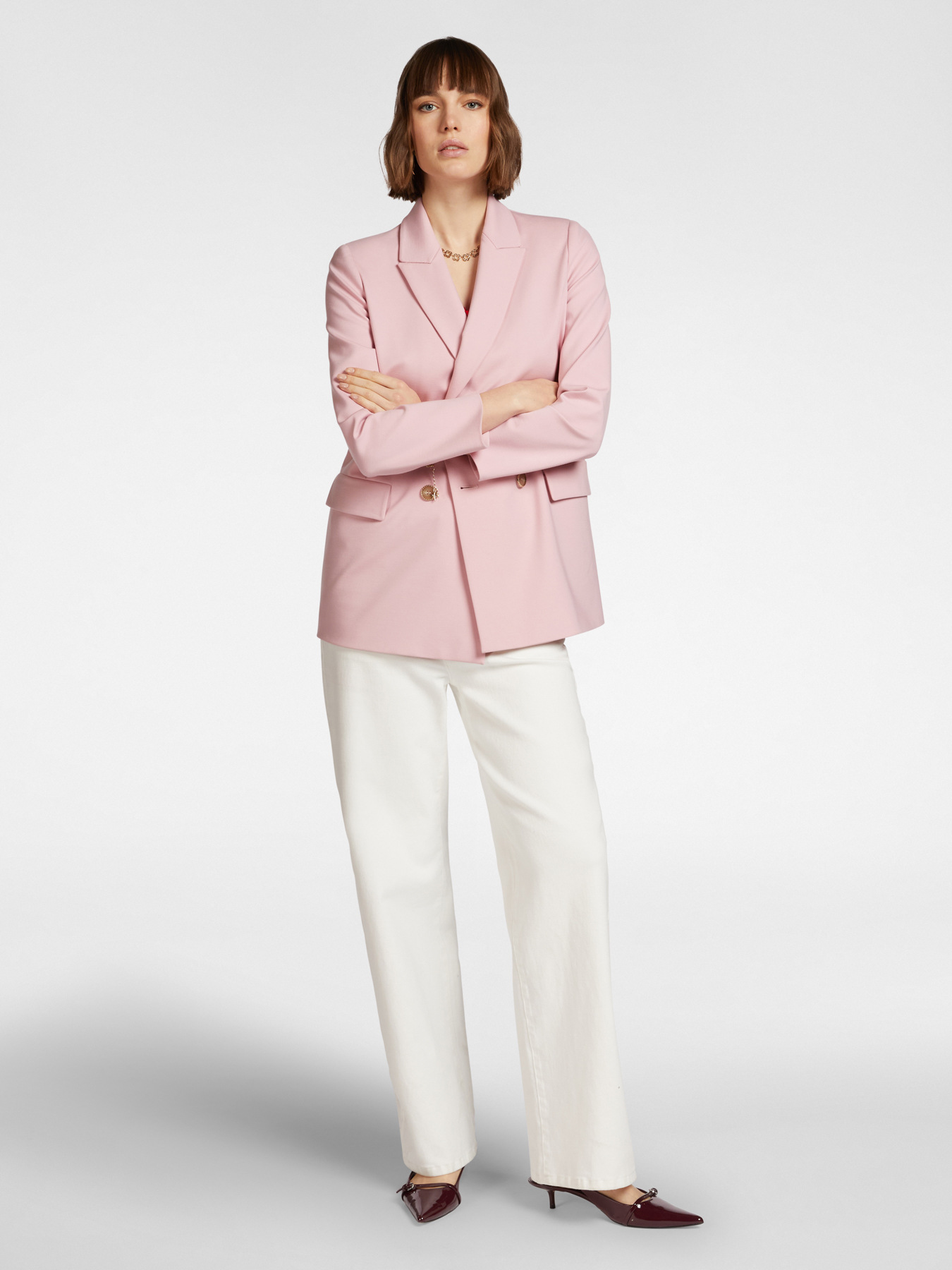 Blazer doppio petto in punto Milano image number 8