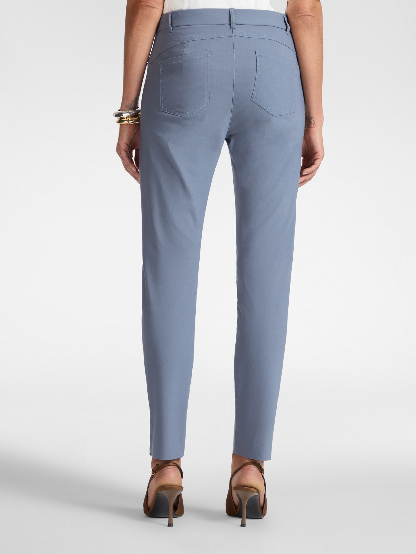 Slim pull-on pants image number 1