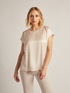 Blusa in raso di viscosa image number 2