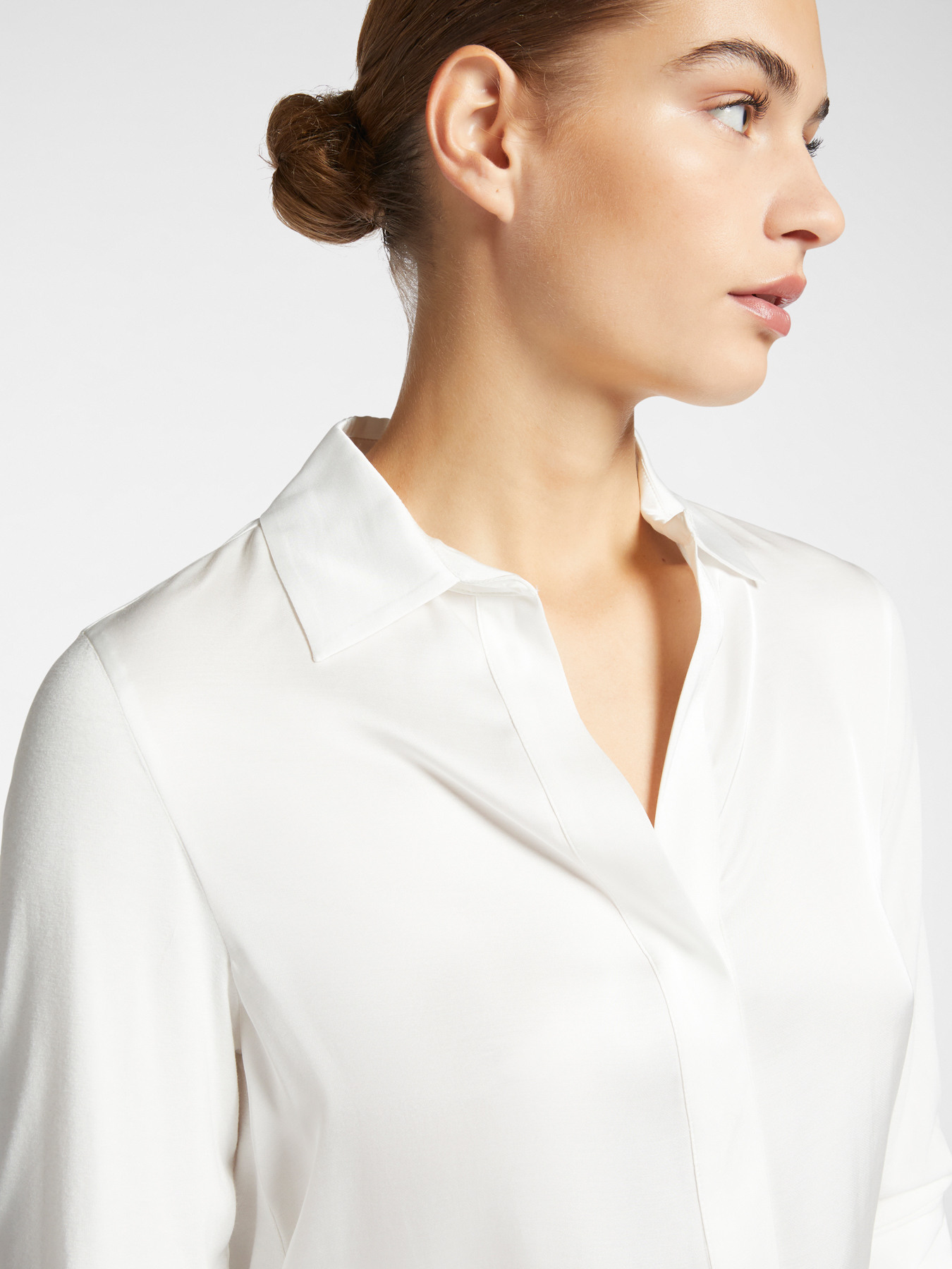 T-shirt em dois tecidos em viscose ECOVERO™ image number 3