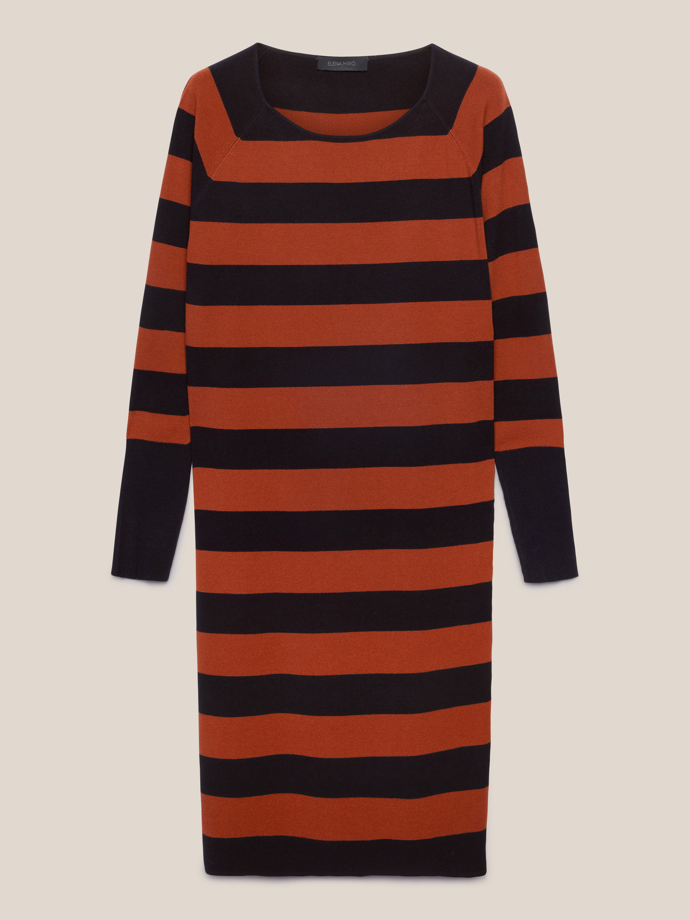 Robe en maille de viscose responsable &agrave; col amovible image number 6