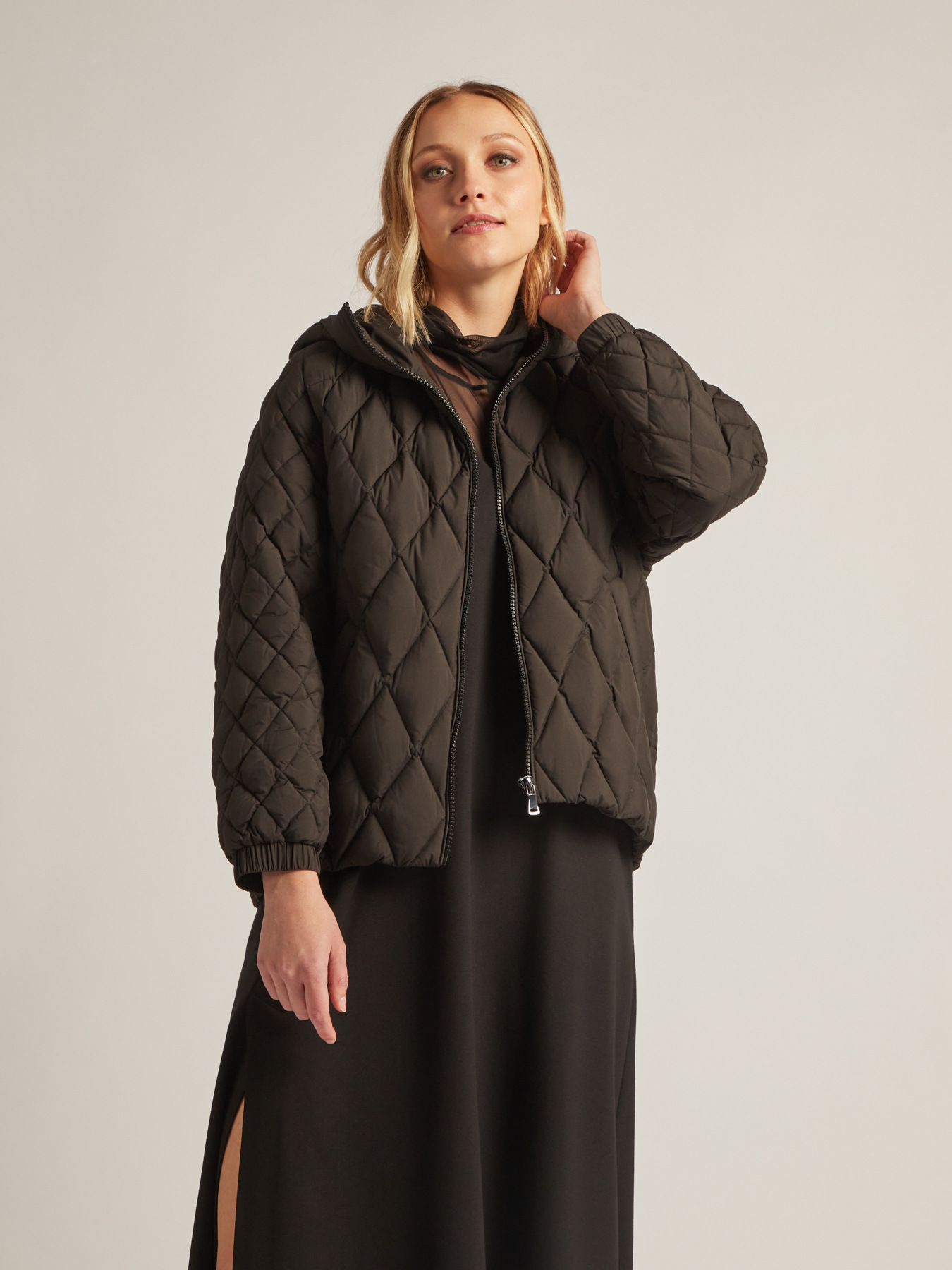 Doudoune &agrave; capuche large image number 2