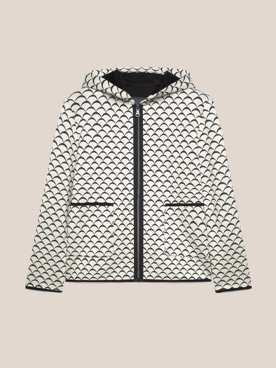 Sweatshirt with geometric print