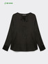 LENZING&trade; ECOVERO&trade; viscose satin blouse image number 4