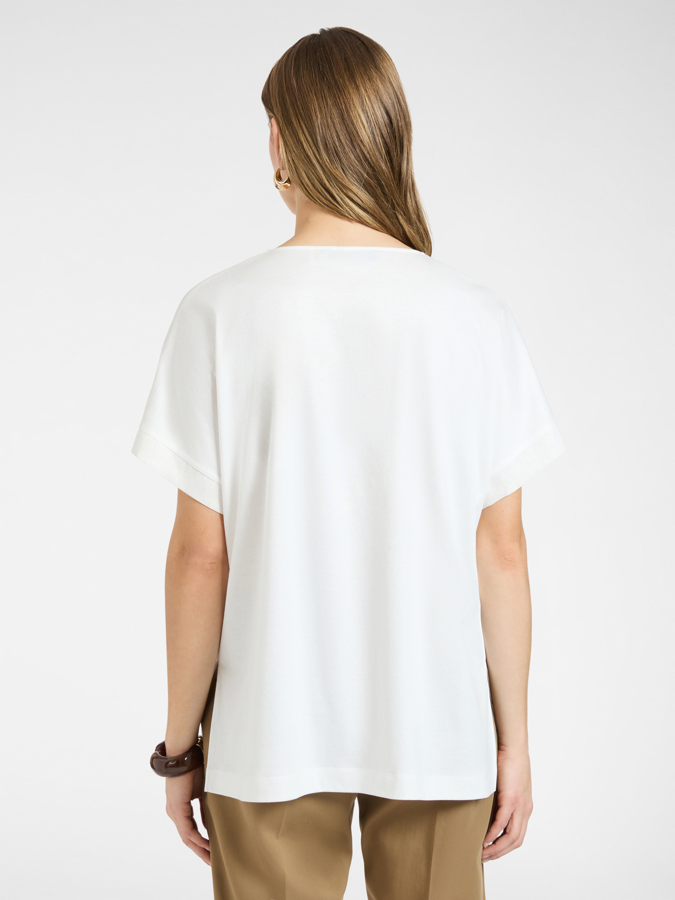 Linen and cotton T-shirt image number 1