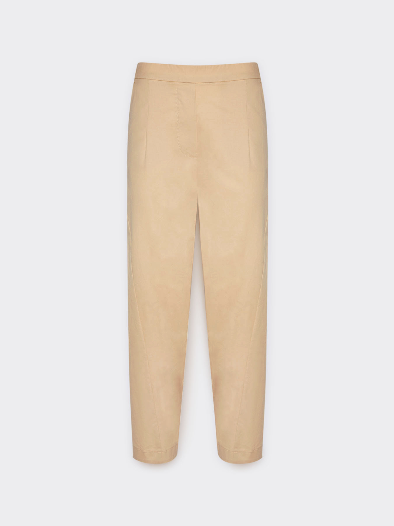 Stretch cotton balloon trousers image number 4