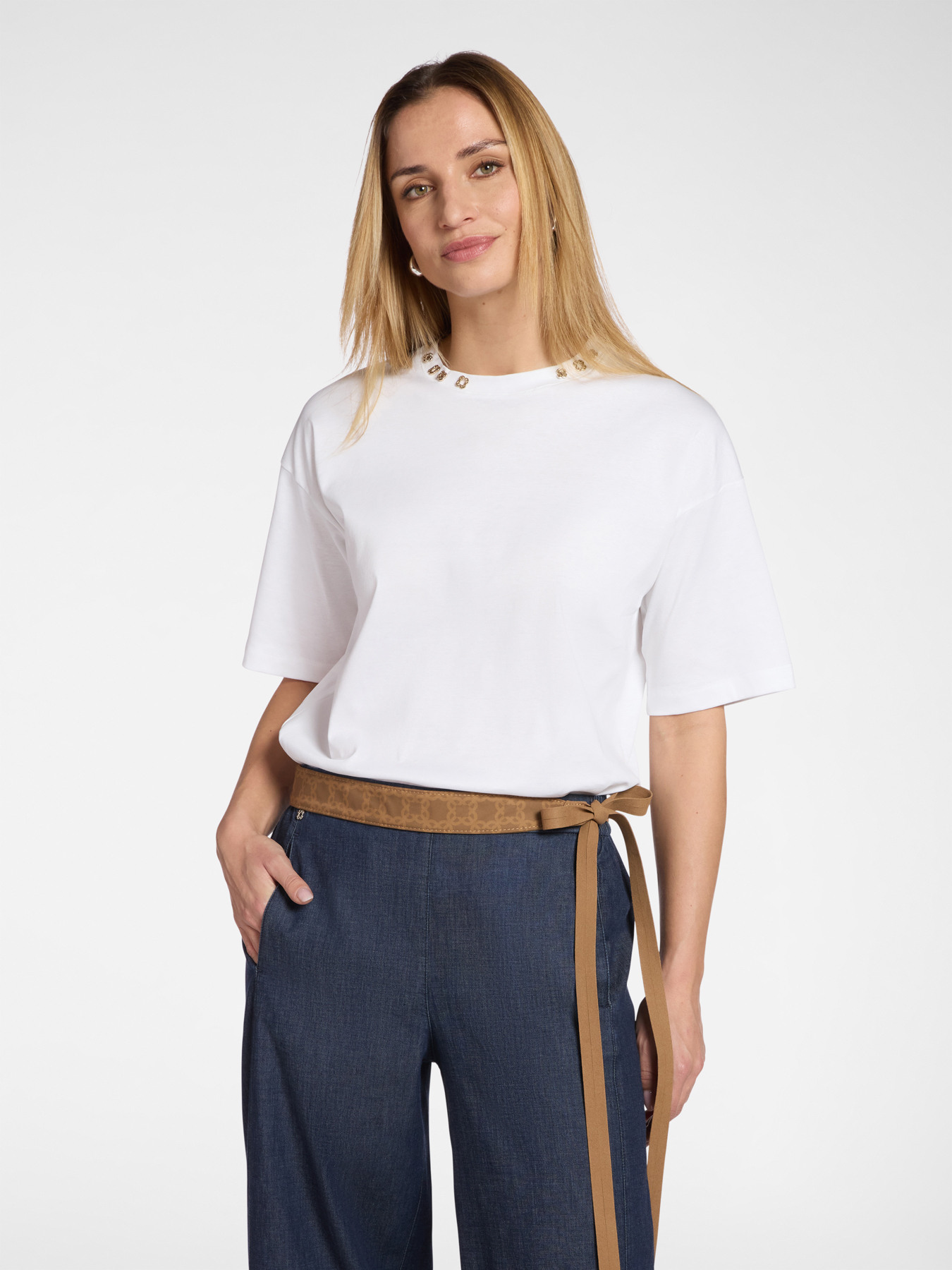 Ceinture obi monogramm&eacute;e