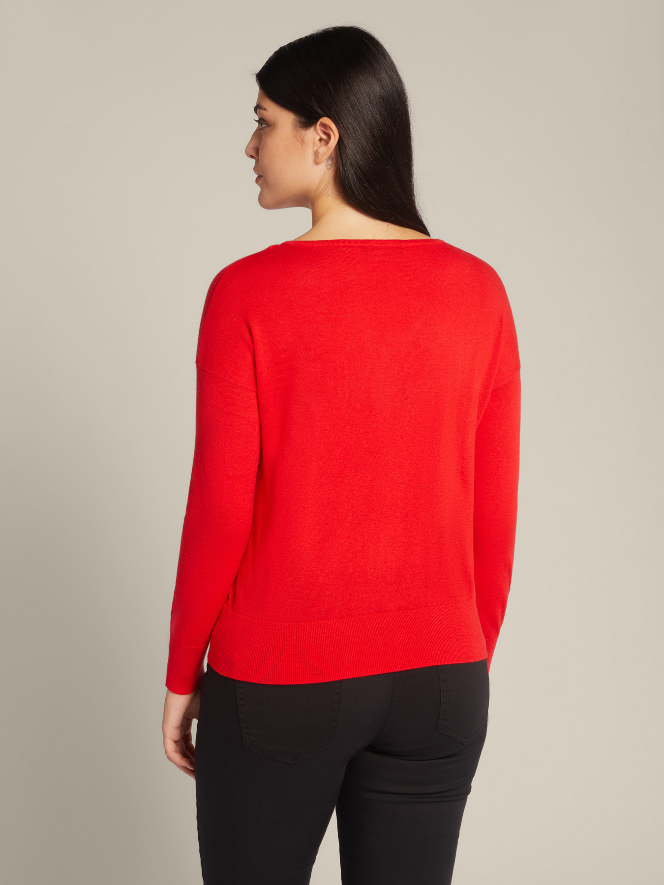 Pull avec cordon de serrage devant en laine durable image number 2
