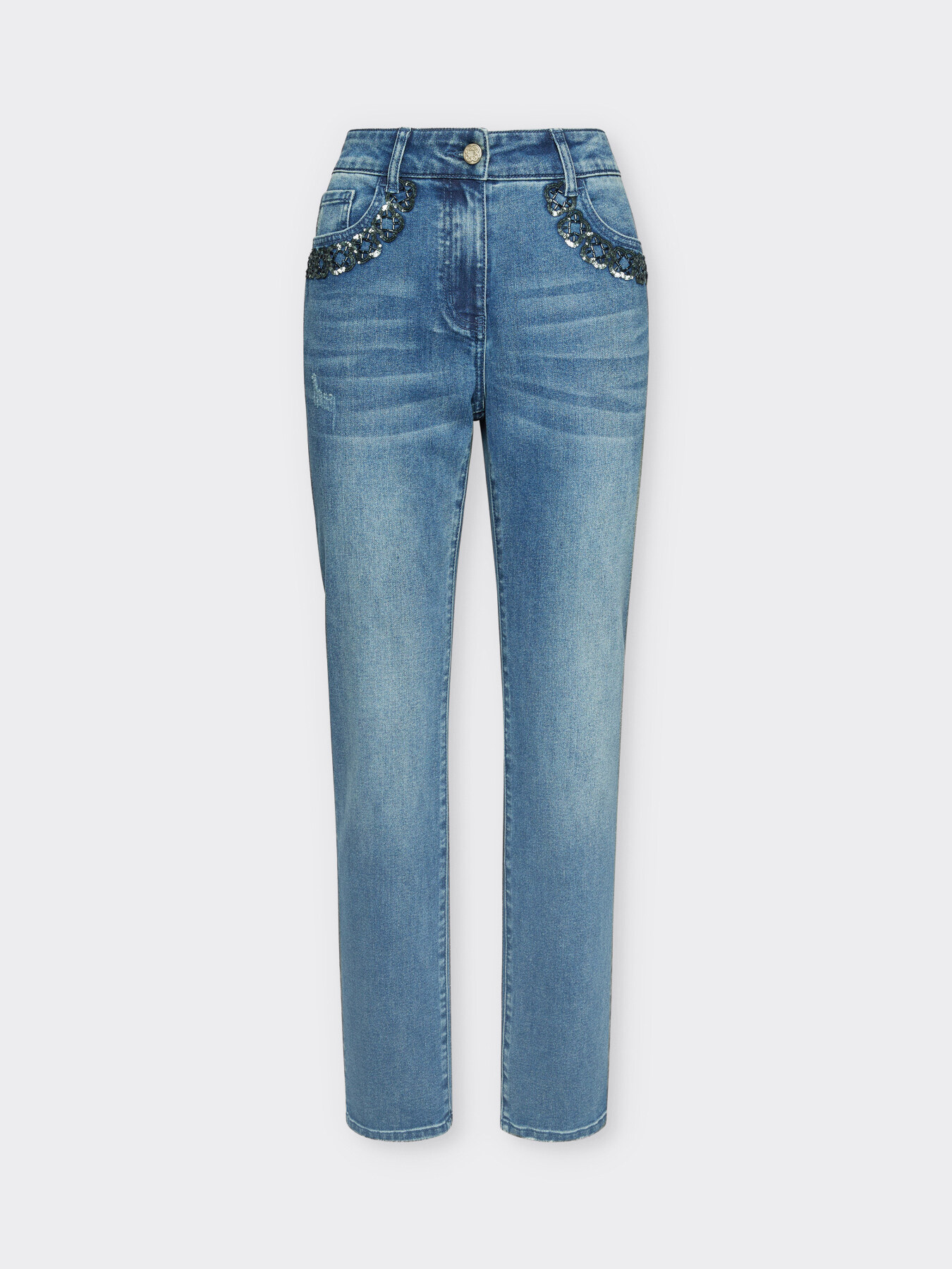 Regular 5-Pocket-Jeans, „Rose“ image number 4