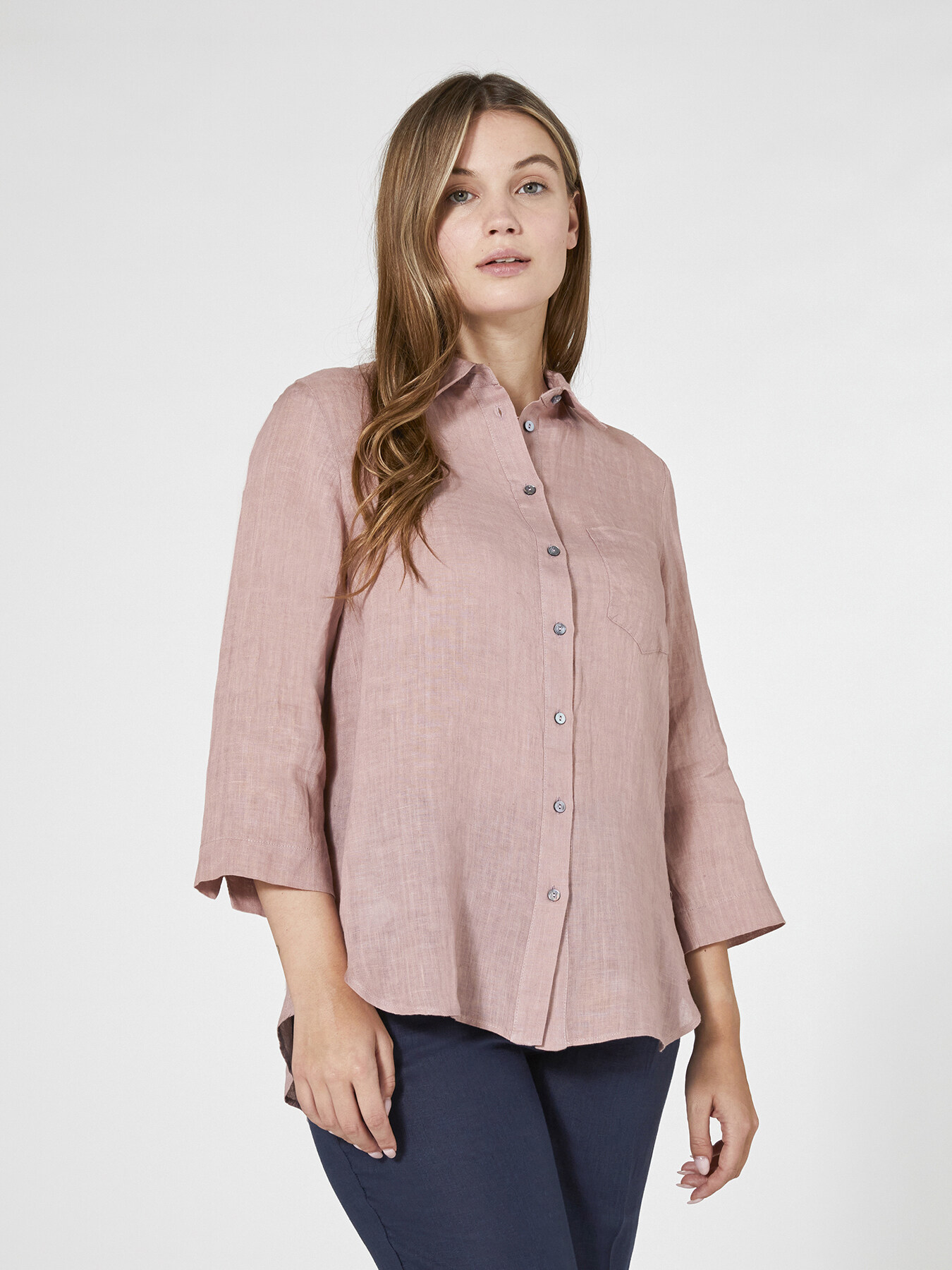 Hemdbluse aus Leinen image number 0