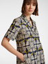 Abito stampato in cotone stretch image number 3
