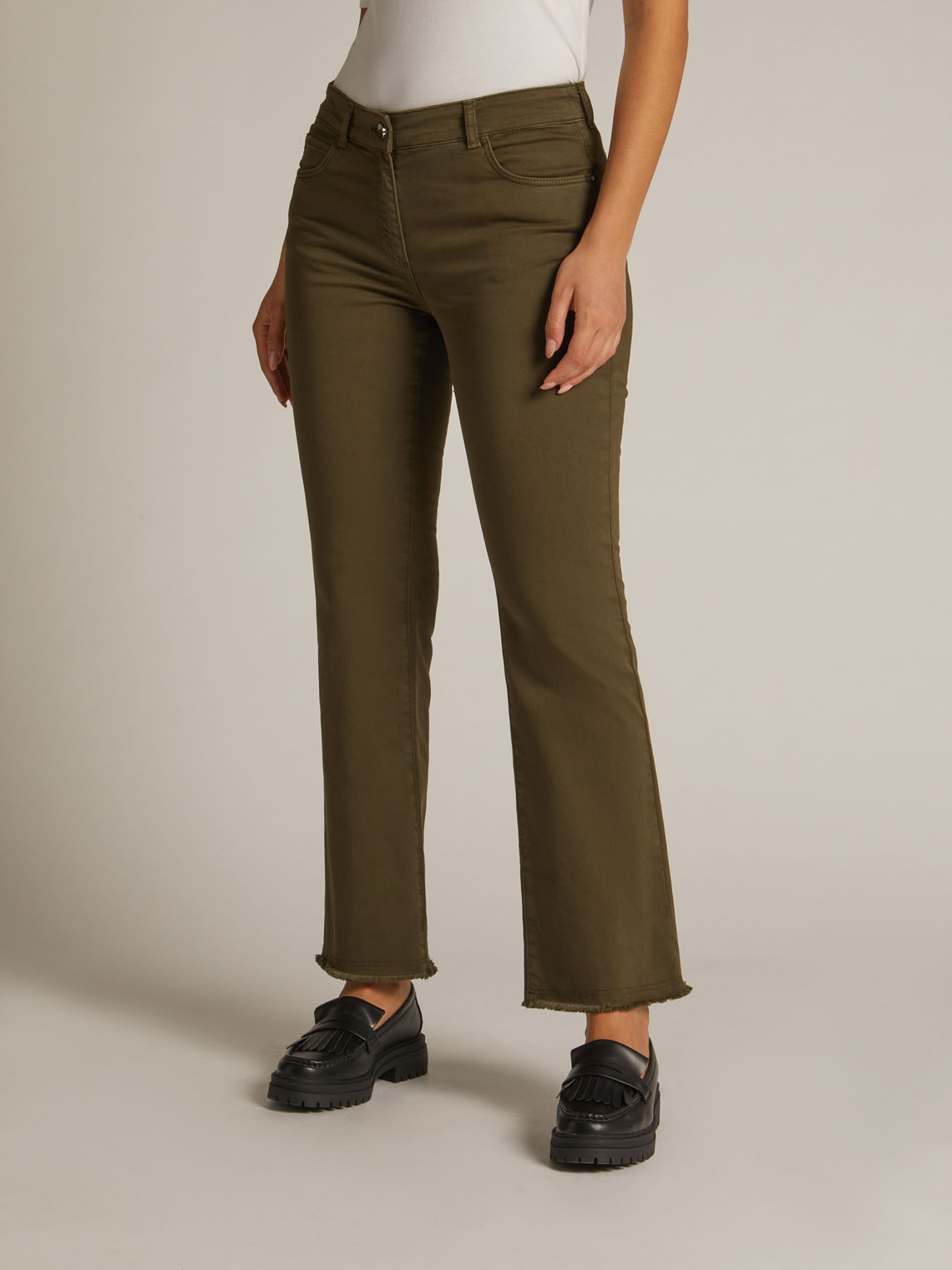 Five-pocket drill trousers - Elena Mirò 