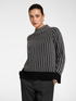 Pure wool cable knit sweater image number 0