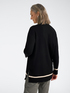 Cardigan in viscosa aperto image number 1