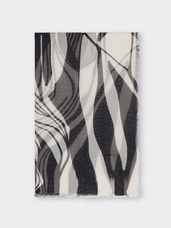 Printed modal scarf