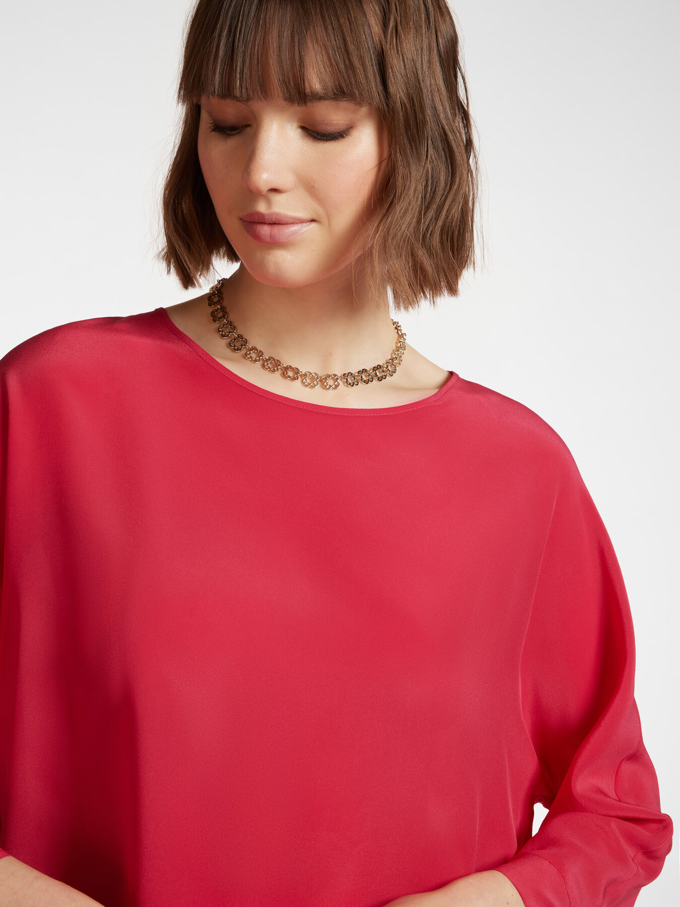 Blusa in seta image number 3