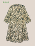 Bedrucktes Kleid aus Bio-Baumwolle image number 4