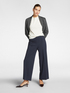 Cropped jersey trousers image number 0
