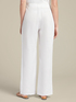 Linen trousers with fringes at the hem image number 1