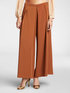 Wide-leg cropped trousers with pleats image number 2