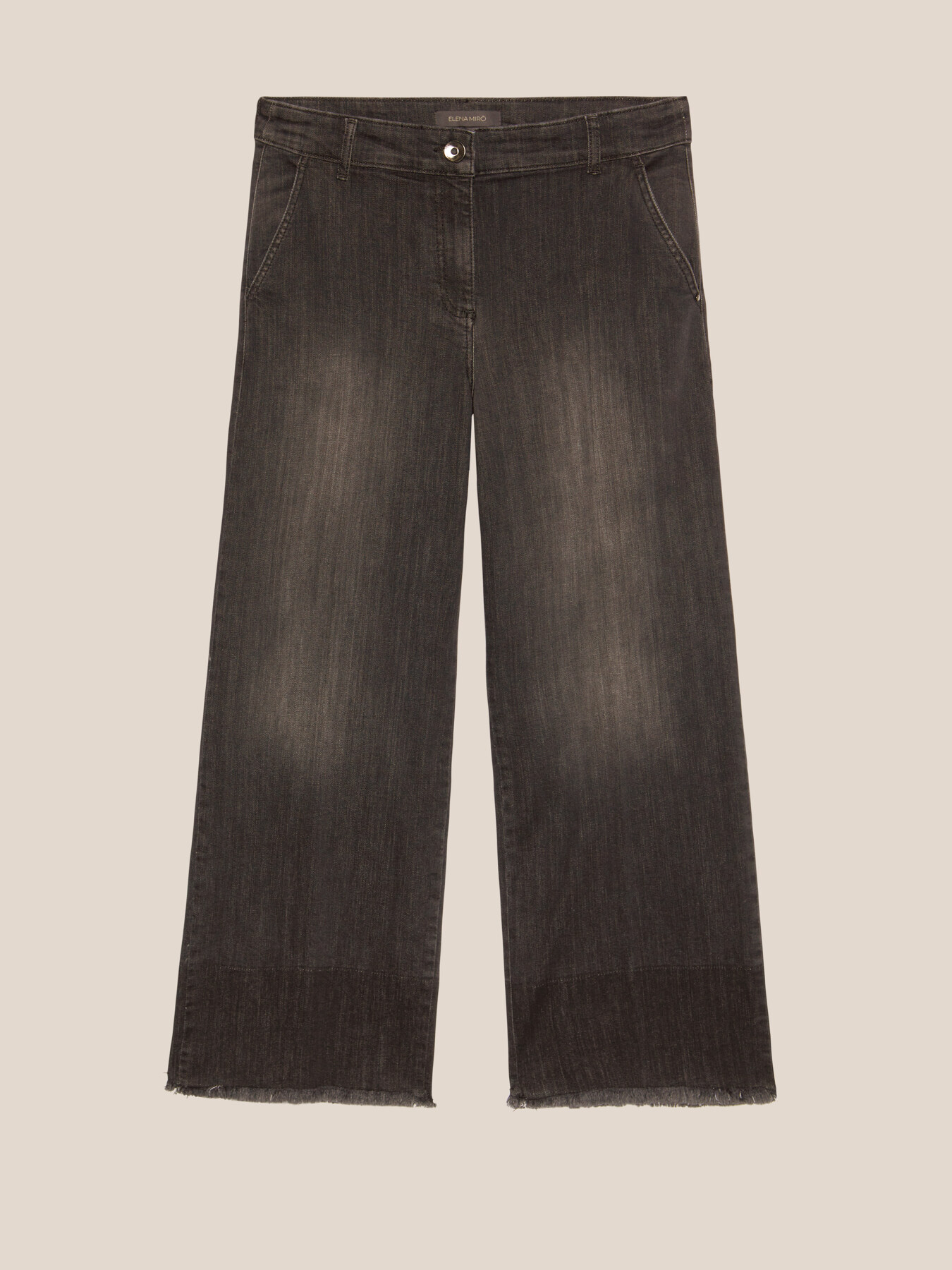 CROPPED-HOSE AUS 9,5 OZ DENIM image number 5