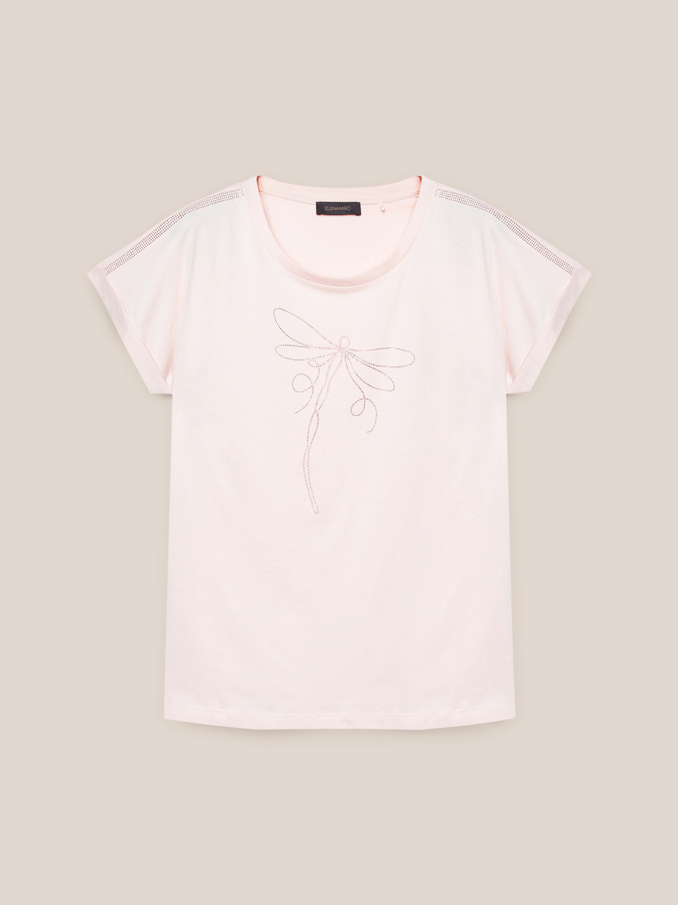 Camiseta de algod&oacute;n con aplicaciones image number 3