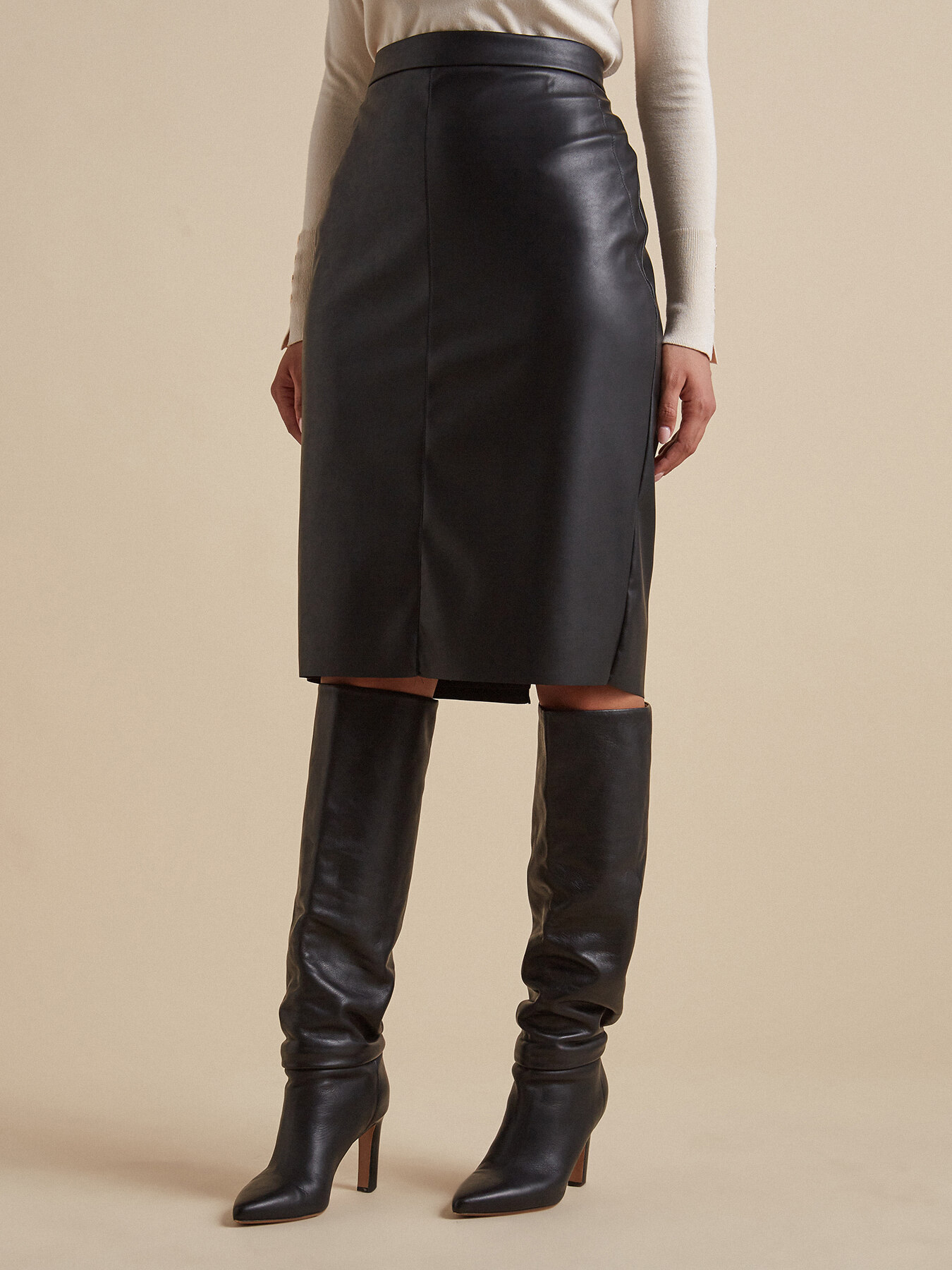 Gonna in similpelle image number 2