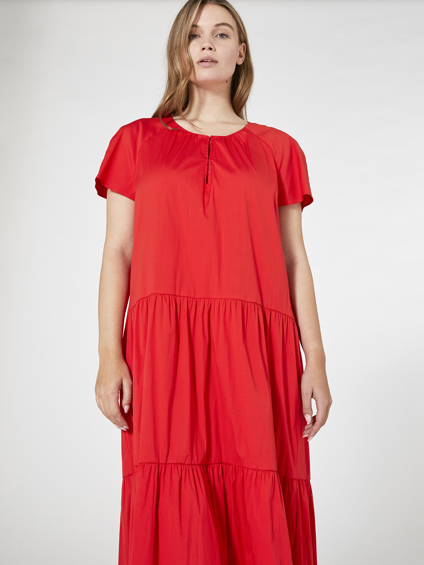 Long flounced dress image number 2