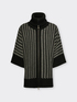 Cardigan a trecce con zip image number 4