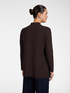 Long cardigan with collar image number 1