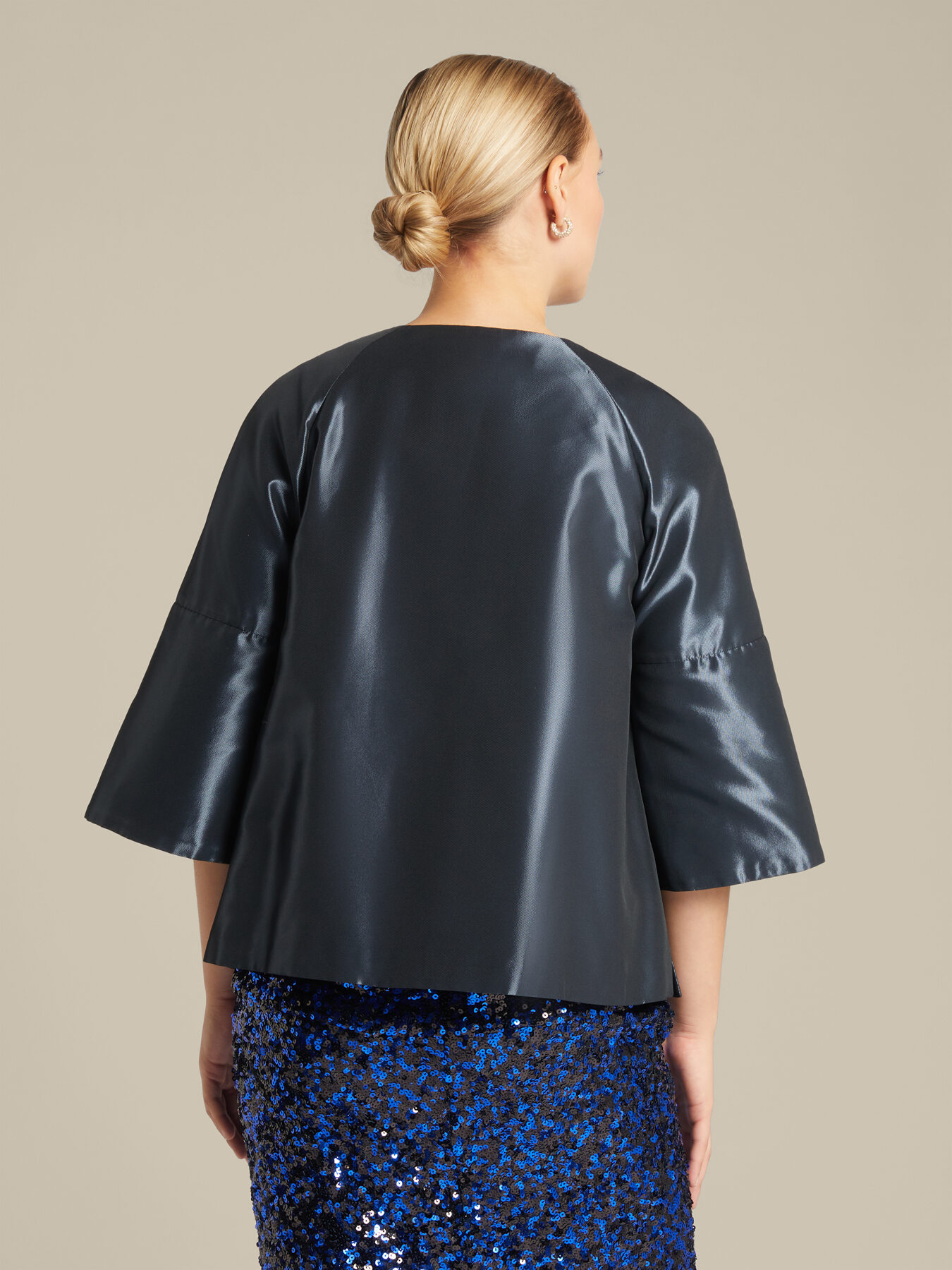 Short taffeta jacket image number 1